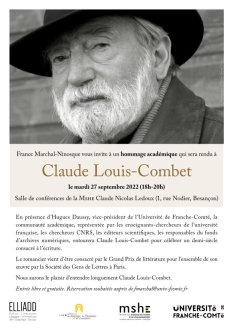 Hommage académique à Claude Louis-Combet