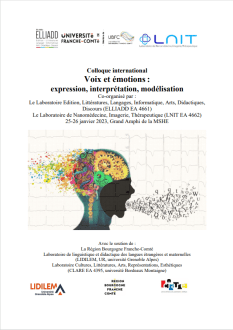 Colloque international "Voix et émotions : expression, interprétation, modélisation"