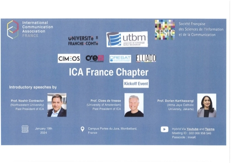 ICA France Chapter Kickoff event - January 19th 2024.   Campus Portes du Jura, Montbéliard    UTBM Building