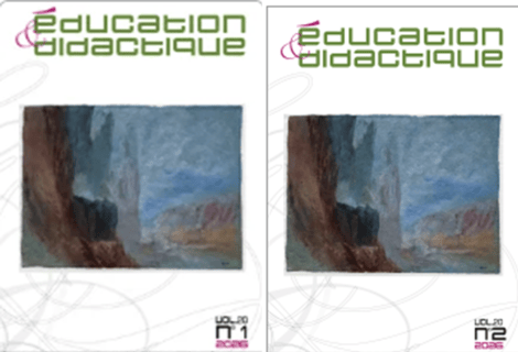 Revue Éducation & Didactique n°1 et n°2