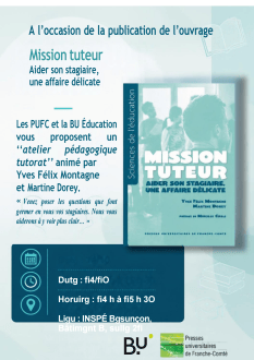 Présentation ouvrage : "Mission tuteur ; aider son stagiaire, une mission délicate"